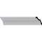 Ekena Millwork 3"H x 4"P x 5 1/8"F x 94 1/2"L Nadia Crown Moulding MLD03X04X05NA - alternate 1